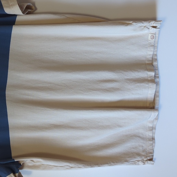 Marine Layer Blue and Cream Striped Polo Shirt - Size Small - Picture 3 of 10
